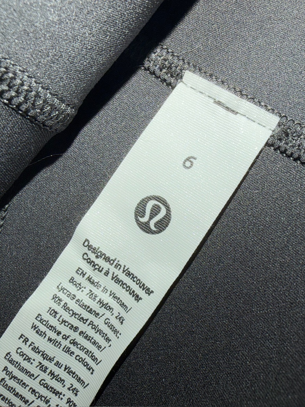 lululemon graphite gray hold tight Leggings - Picture 3 of 4